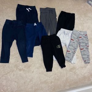 Kids multiple pants and joggers w/ pockets